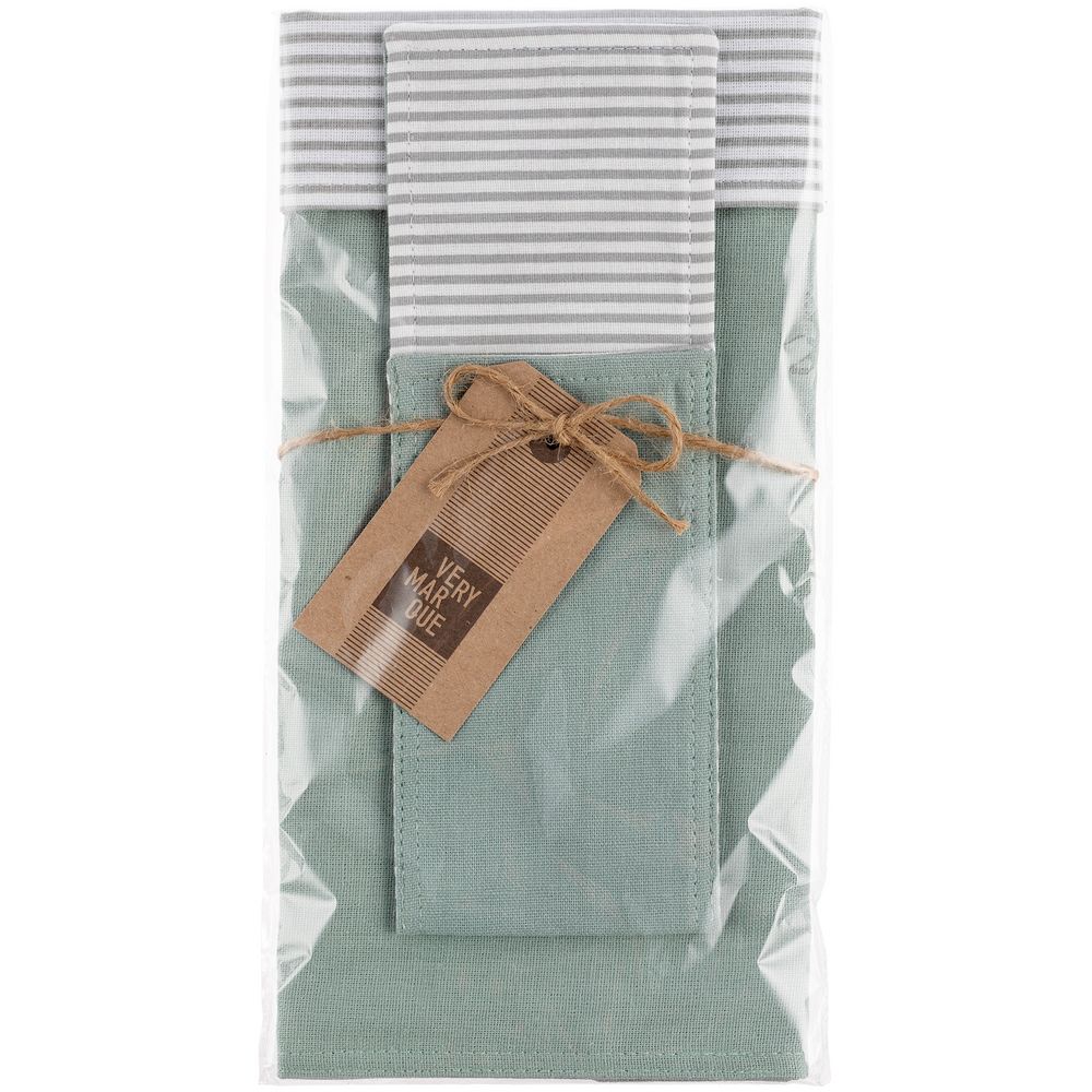 Комплект Feast Mist: салфетка для сервировки и кувертный прибор