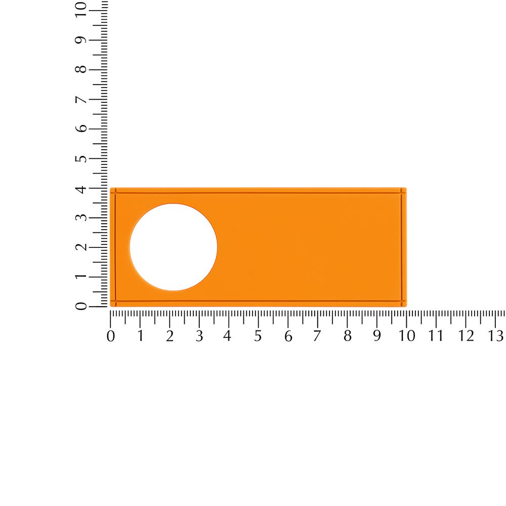 Лейбл из ПВХ с вырубкой «Круг»