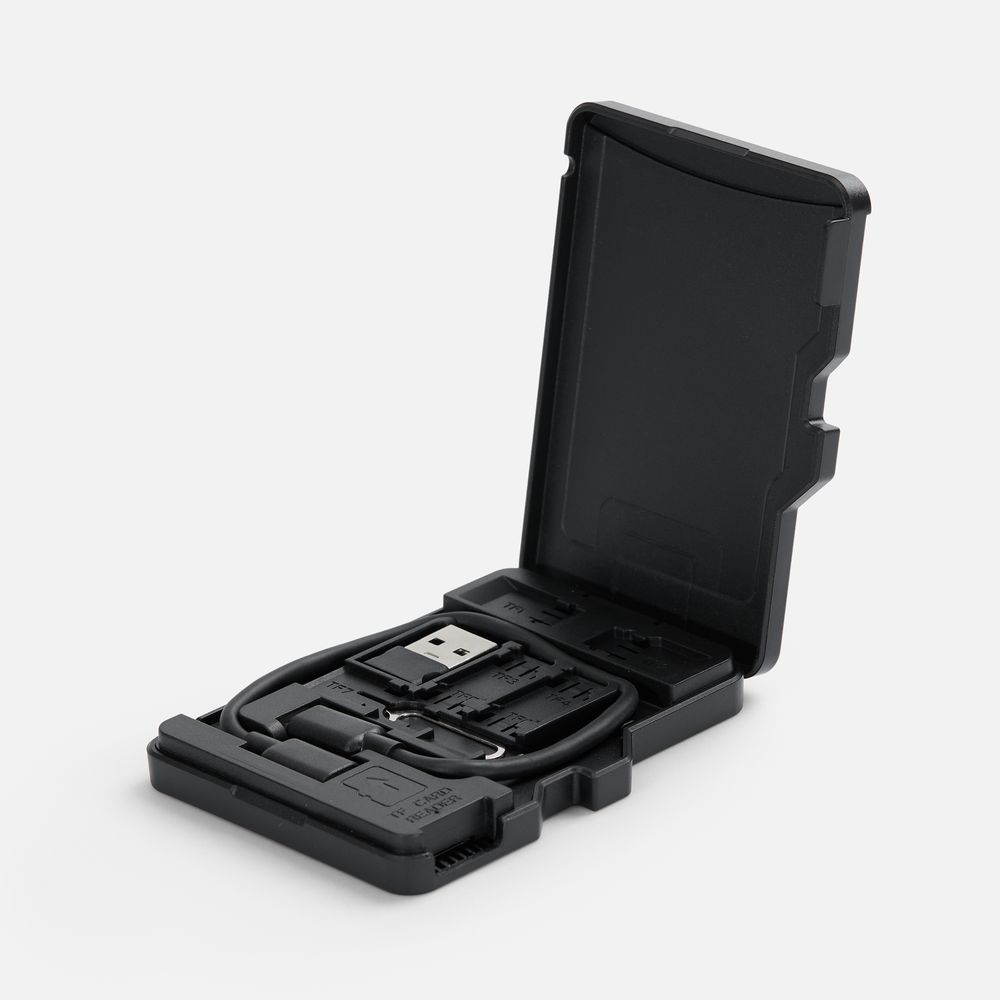 Органайзер для карт памяти и SIM с кардридером Multitask