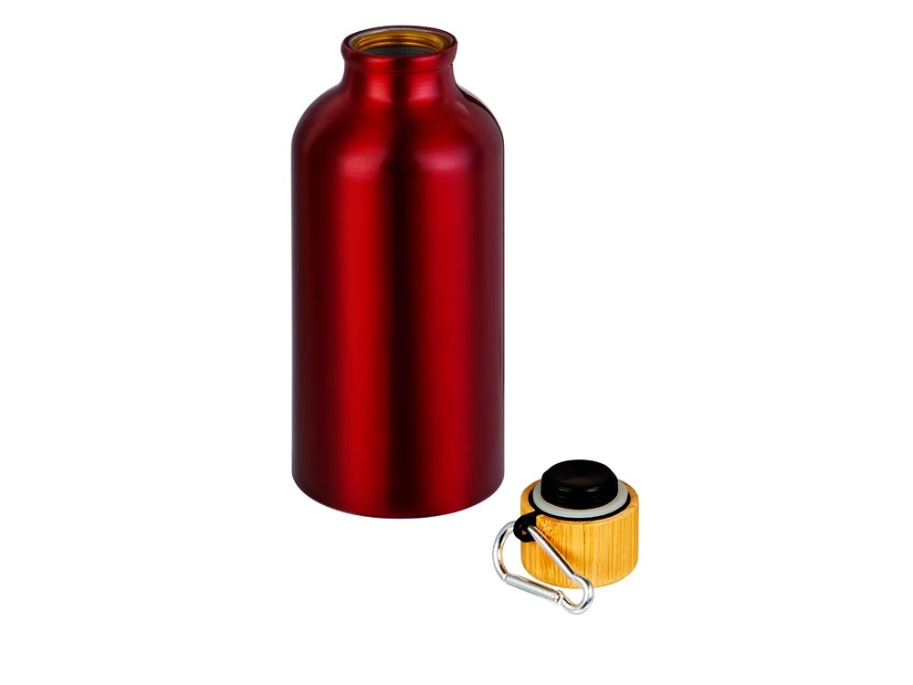 Бутылка Hip S Bamboo с карабином, 400 мл