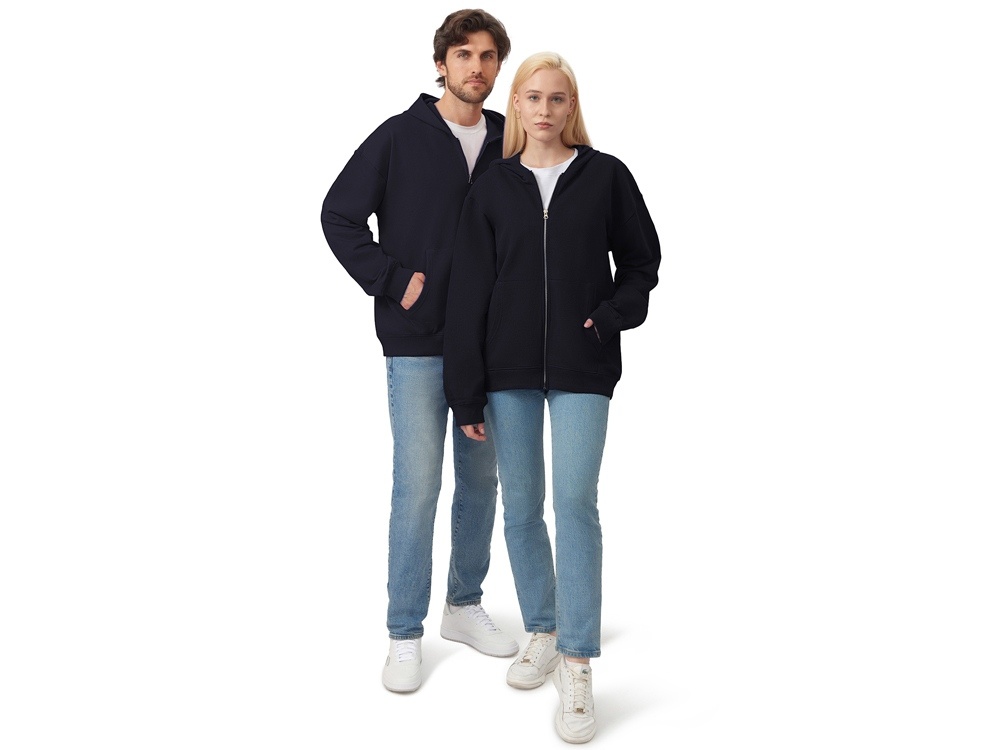 Толстовка оверсайз с капюшоном на молнии Monaco