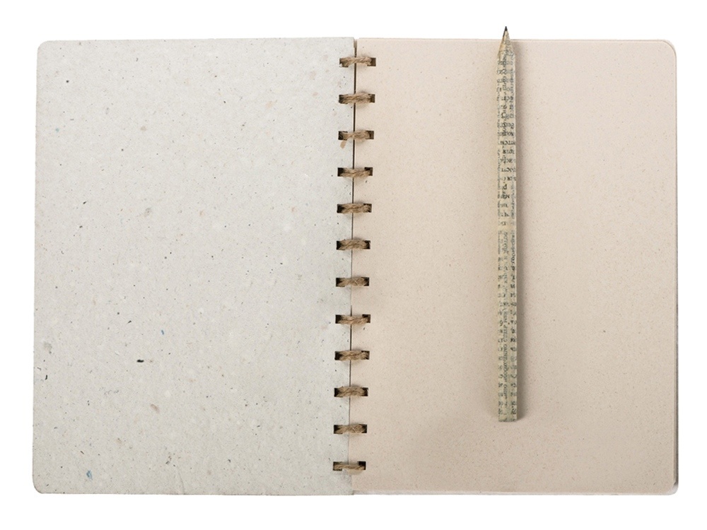 Блокнот А5 с бумажным карандашом и семенами цветов микс