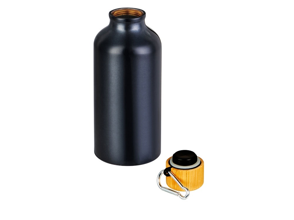 Бутылка Hip S Bamboo с карабином, 400 мл