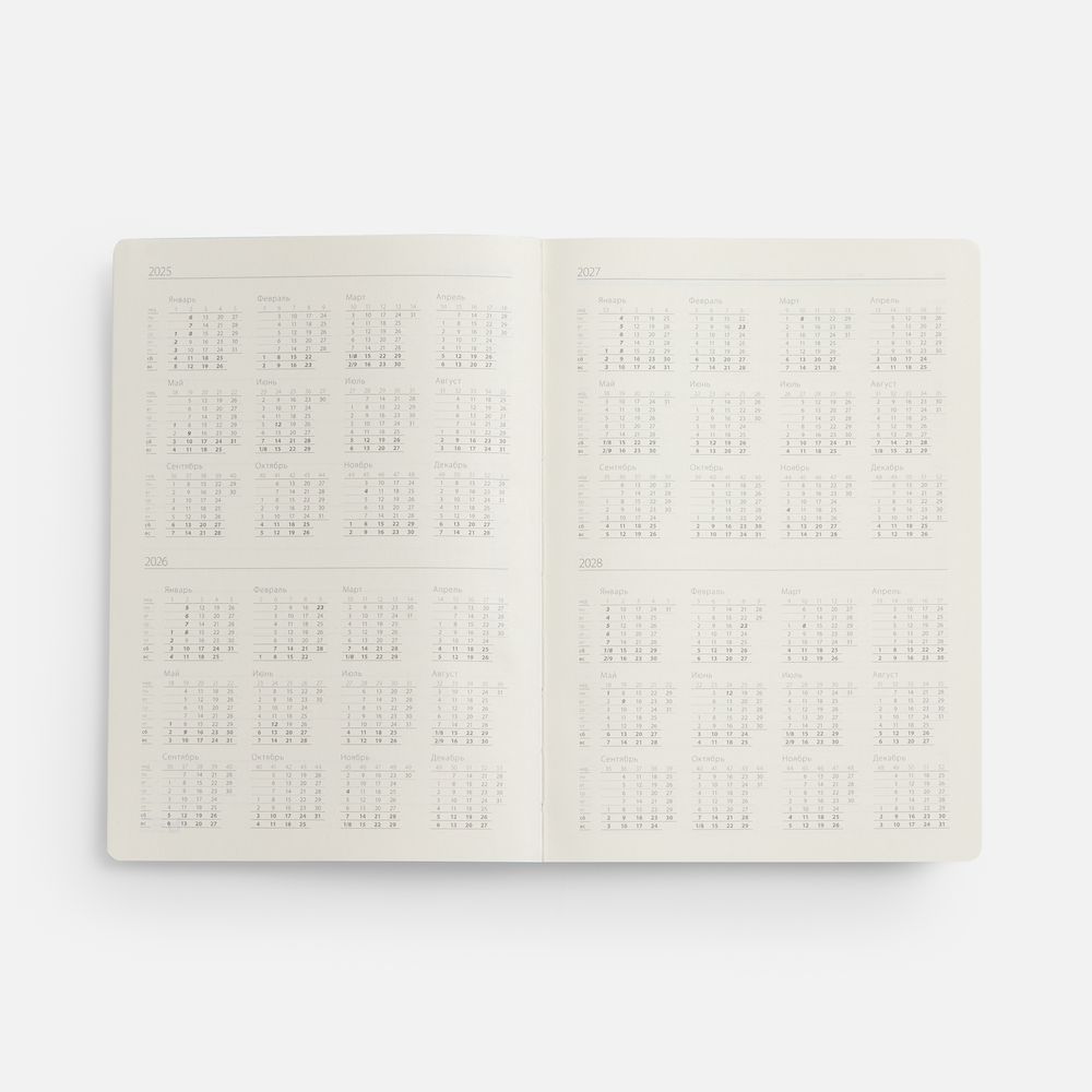 Ежедневник Flexpen Black, недатированный