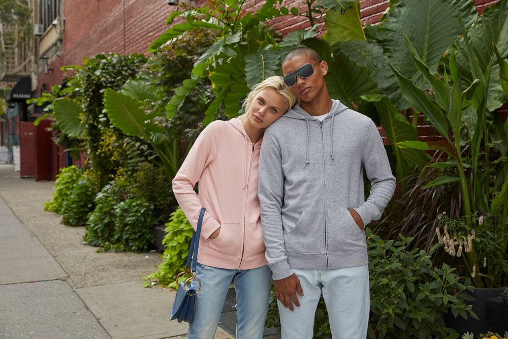 Толстовка на молнии с капюшоном унисекс BNC Inspire (Organic)