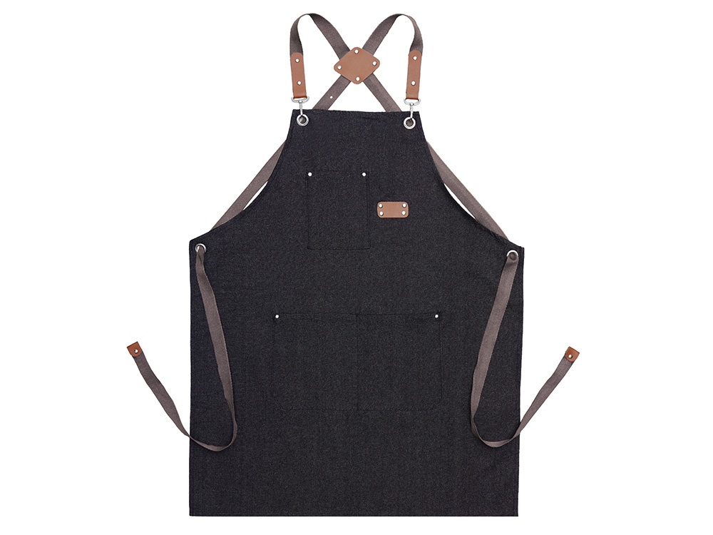 Джинсовый фартук с карманами Fry