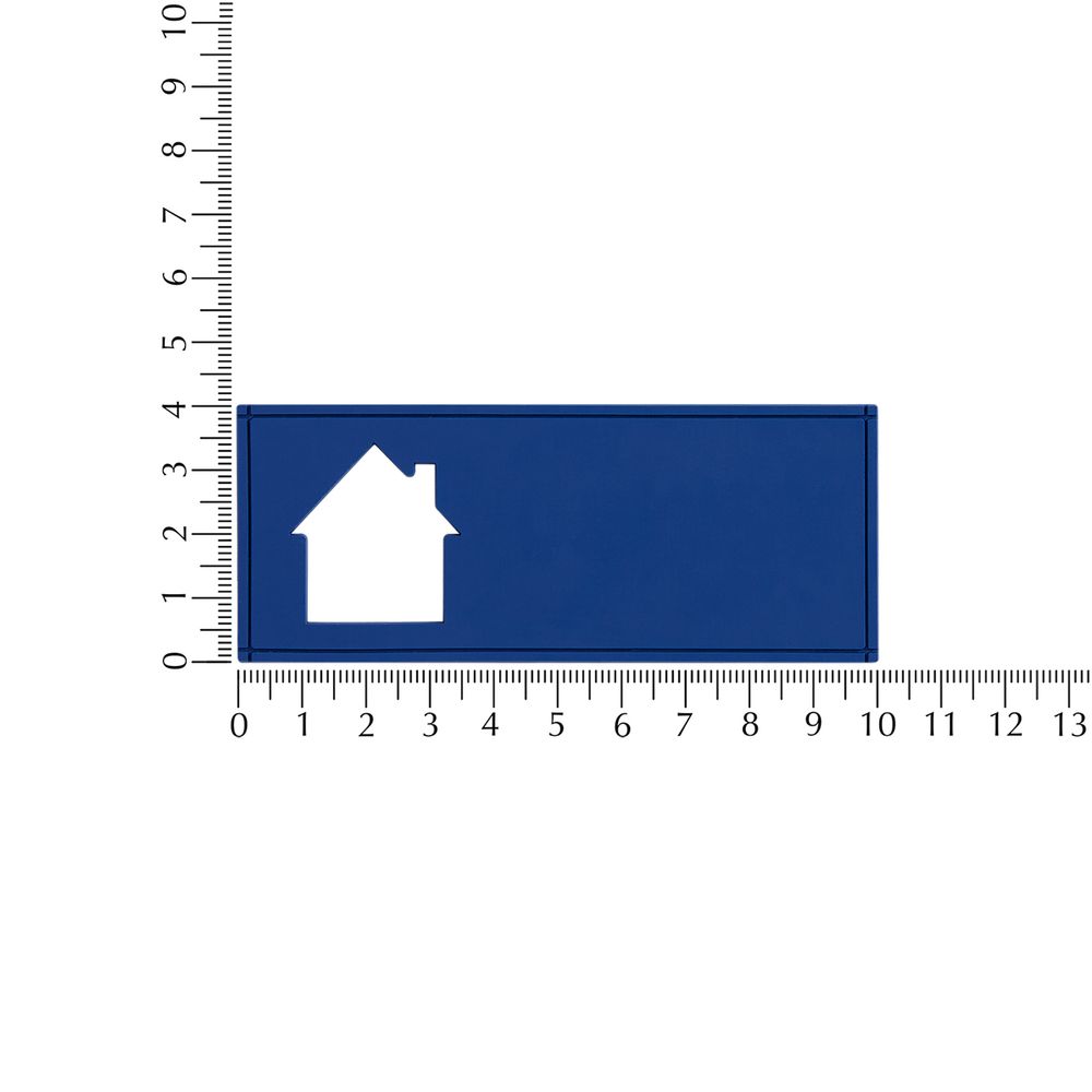 Лейбл из ПВХ с вырубкой «Дом»