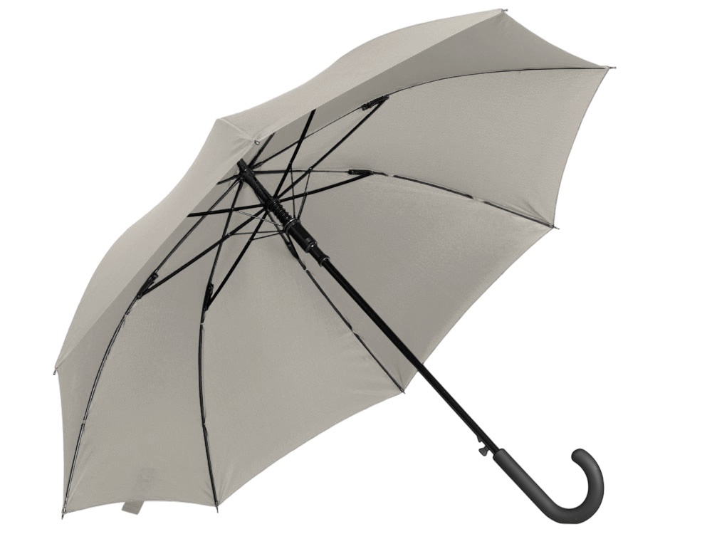 Зонт-трость Reviver с куполом из переработанного пластика