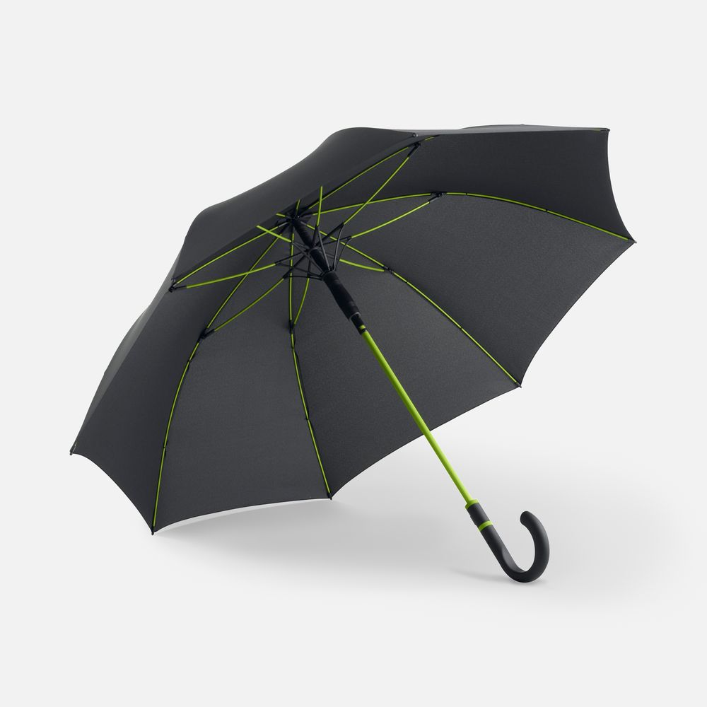 Зонт-трость с цветными спицами Color Style, зеленое яблоко