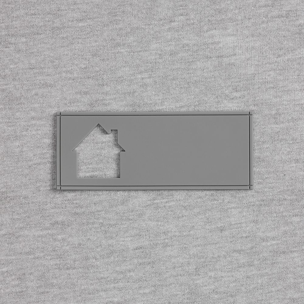 Лейбл из ПВХ с вырубкой «Дом»