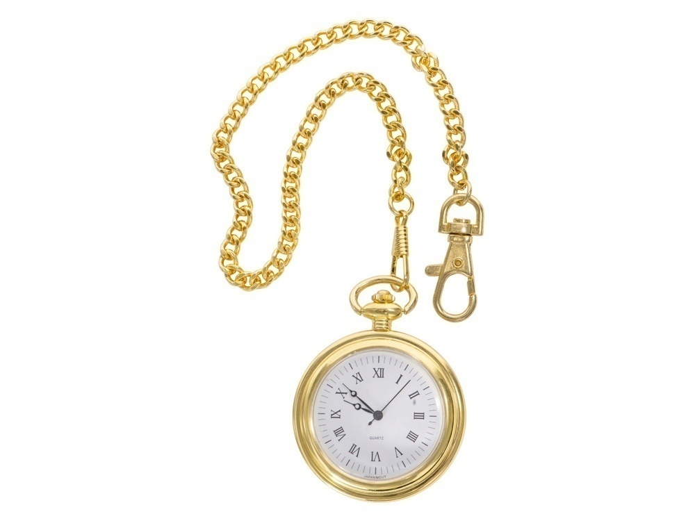 Часы Магистр с цепочкой на деревянной подставке