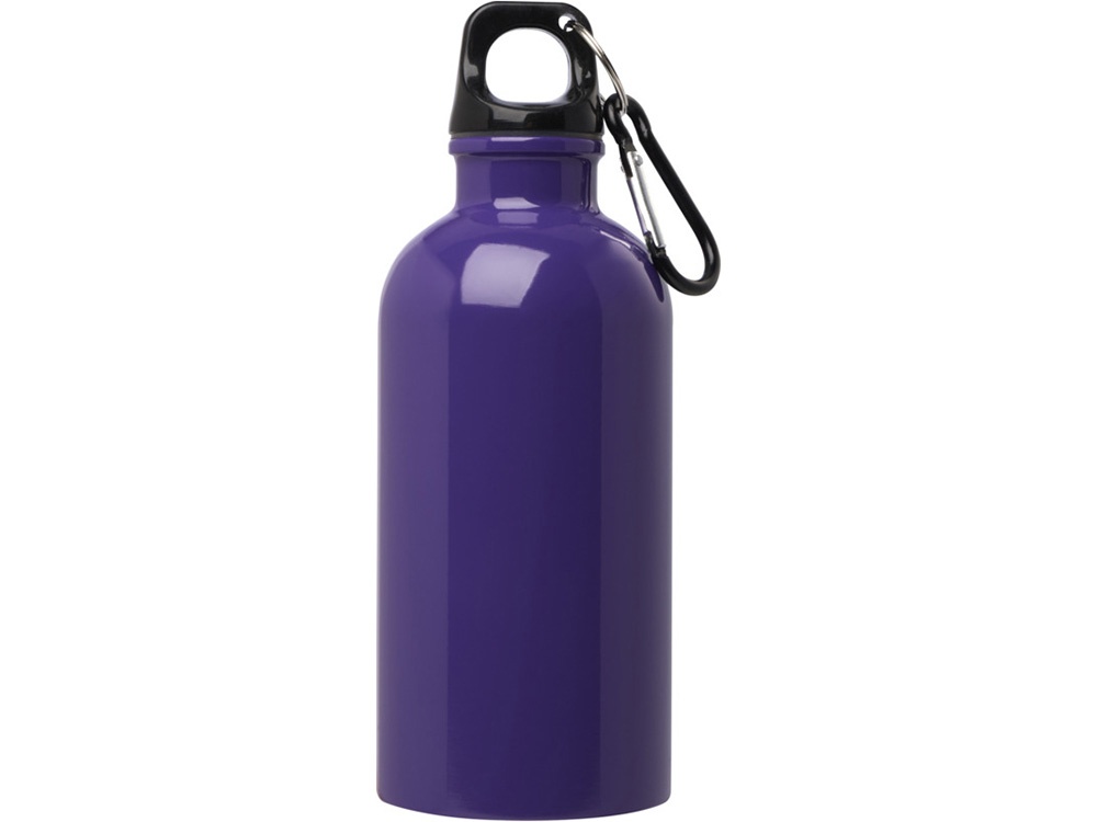 Одностенная бутылка для воды с карабином Oregon, 400 мл