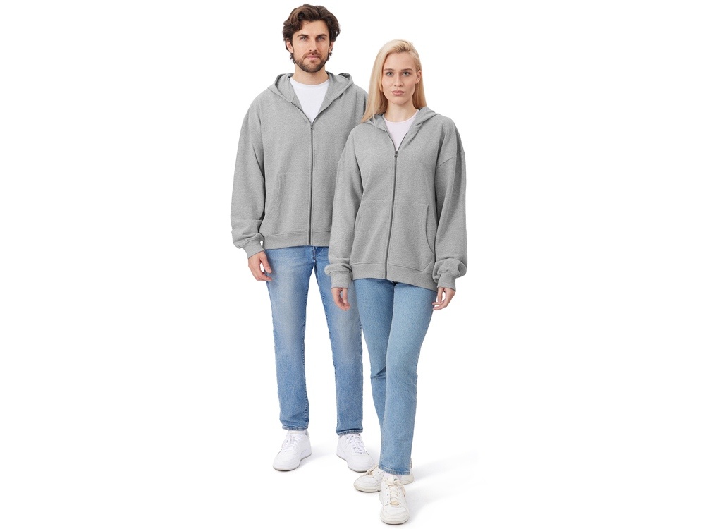 Толстовка оверсайз с капюшоном на молнии Monaco