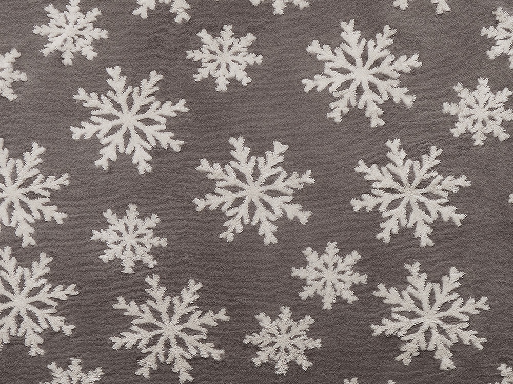 Плед Snowflake новогодний с капюшоном