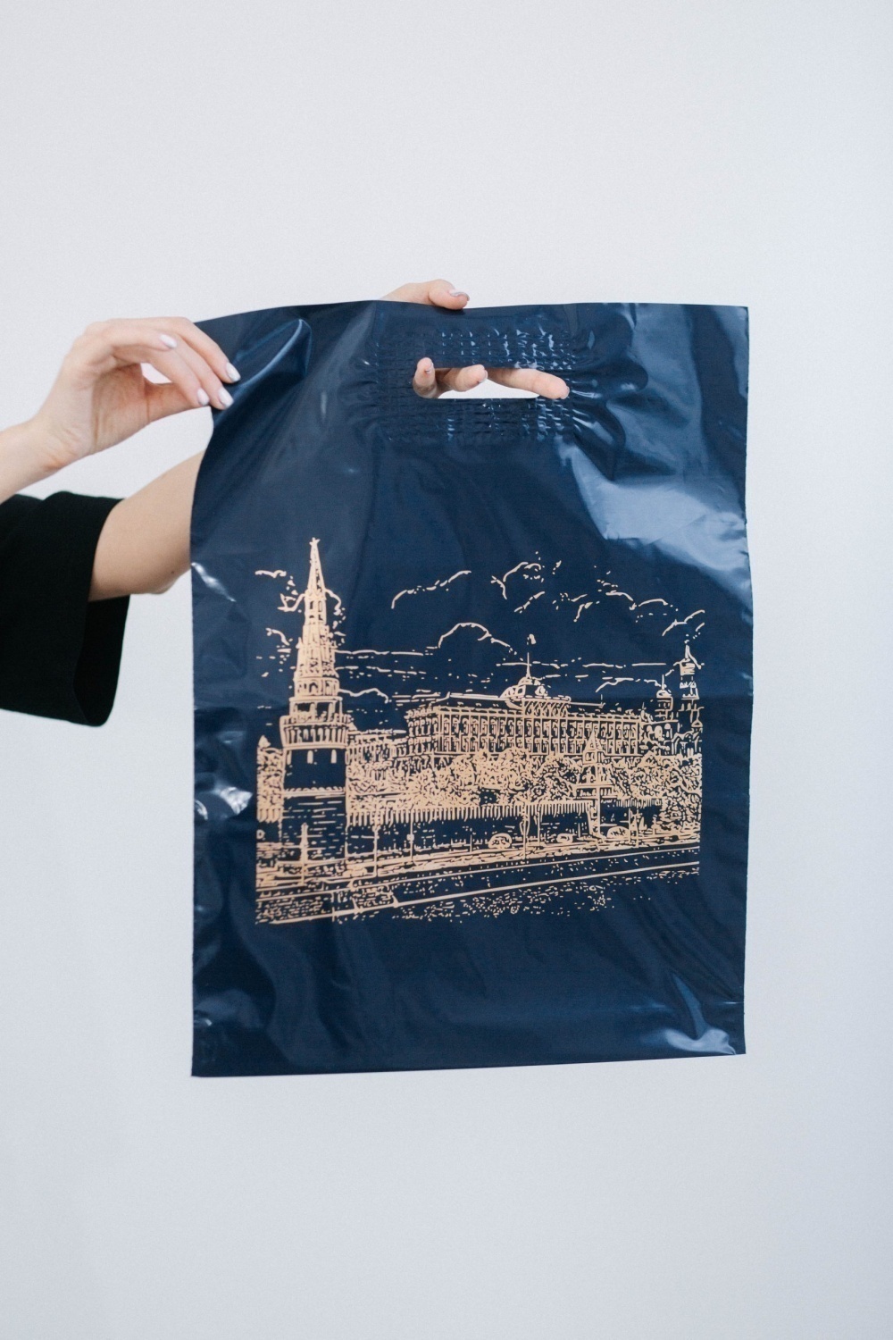 Пакеты из ПВД (полиэтилена высокого давления) 40*50+3 ВУР, 70 мкм