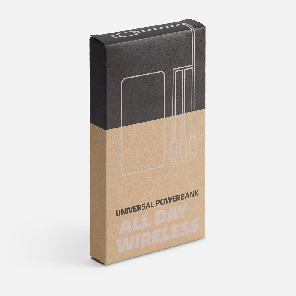 Аккумулятор с беспроводной зарядкой All Day Wireless, 10000 мАч
