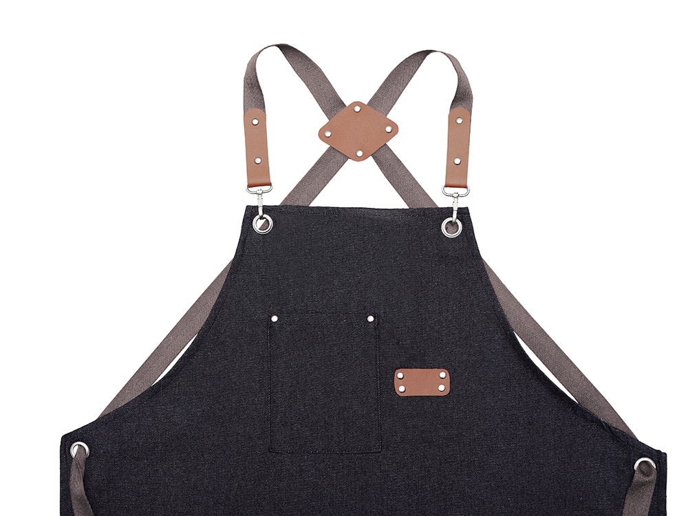 Джинсовый фартук с карманами Fry