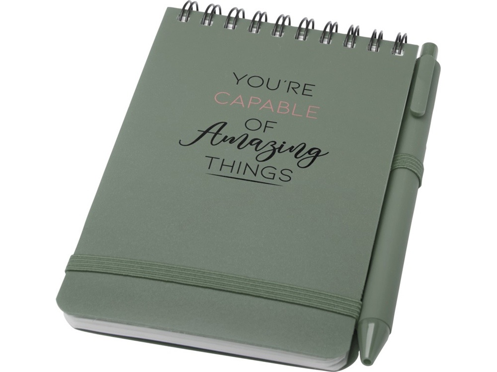 Блокнот А5 Thalaasa с шариковой ручкой