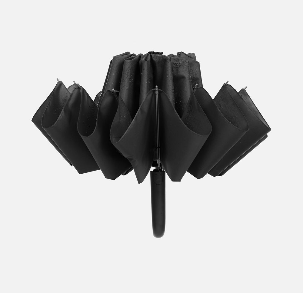 Зонт обратного сложения inLoop с ручкой-карабином