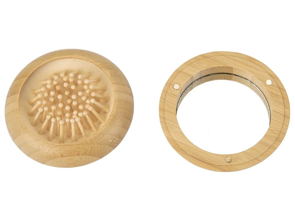 Расческа с зеркалом Daisy из бамбука