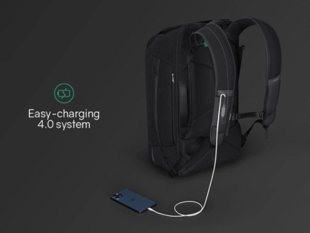 Антикражный рюкзак-трансформер Clickpack Travlo для ноутбука 16