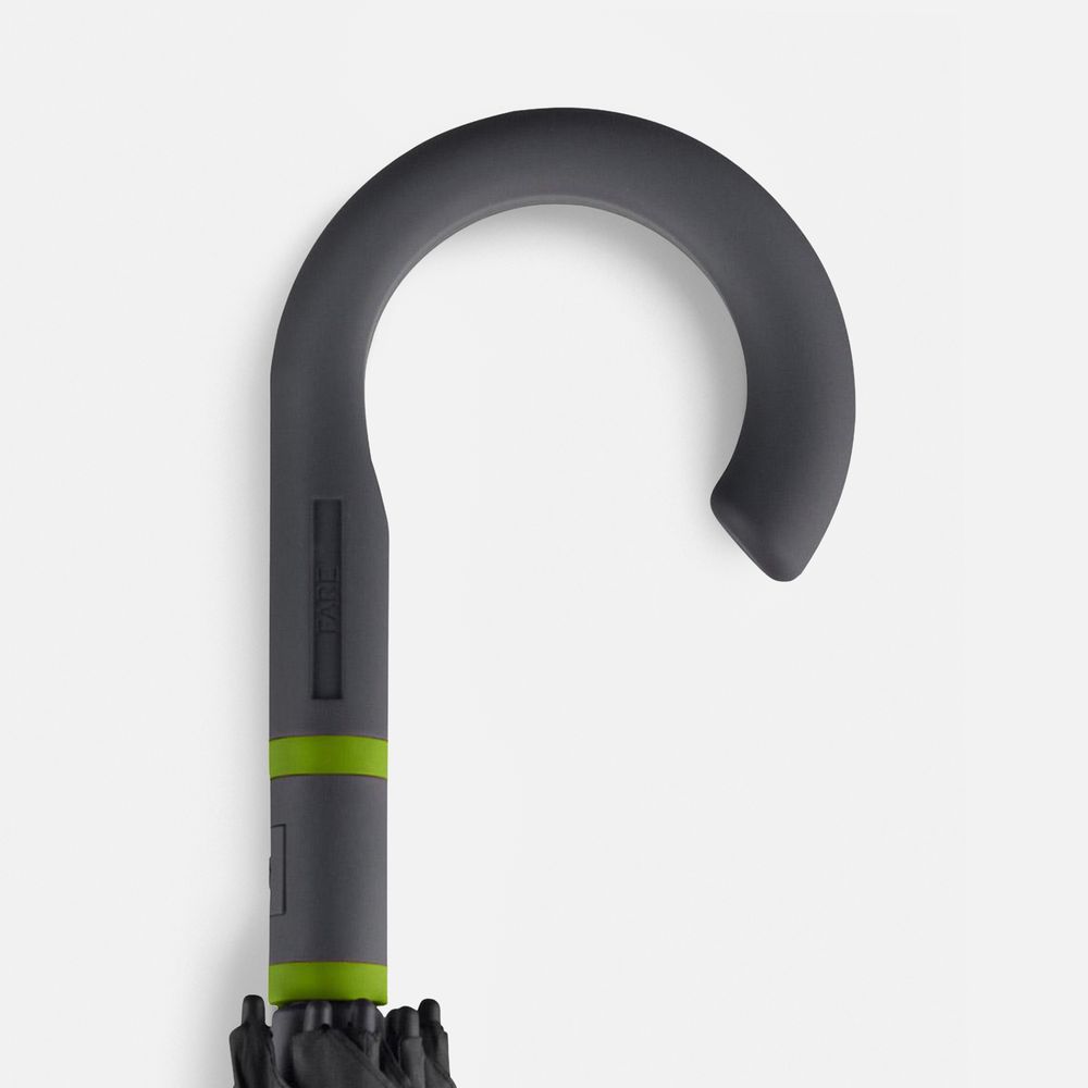 Зонт-трость с цветными спицами Color Style, зеленое яблоко