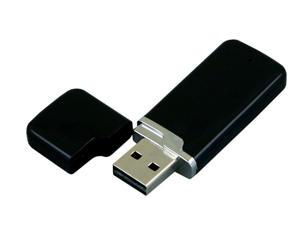 Флеш-накопитель USB 2.0 объемом 8 ГБ с уникальным колпачком