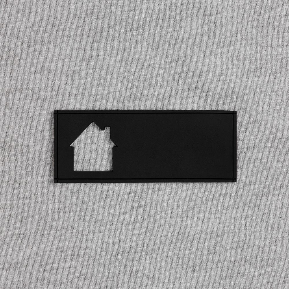 Лейбл из ПВХ с вырубкой «Дом»