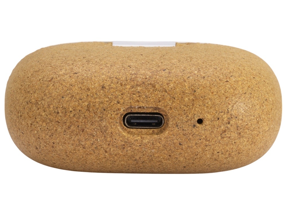 Наушники беспроводные TWS Socorro из пробки и переработанного пластика