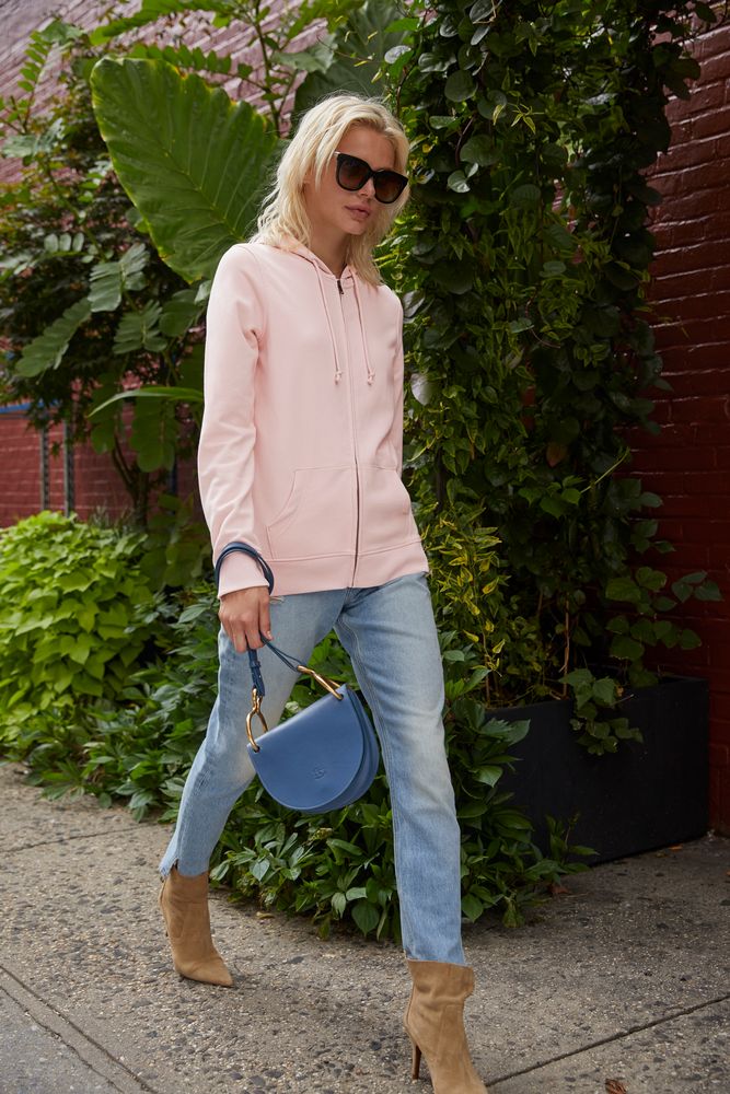 Толстовка на молнии с капюшоном женская BNC Inspire (Organic)