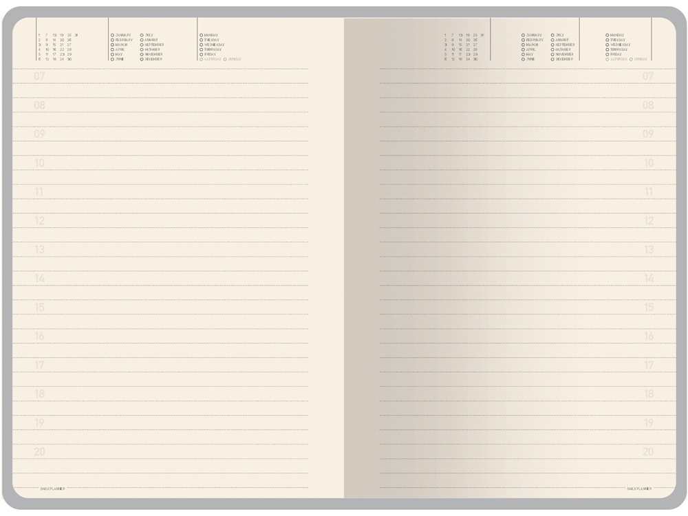 Ежедневник недатированный А5 Megapolis Nebraska