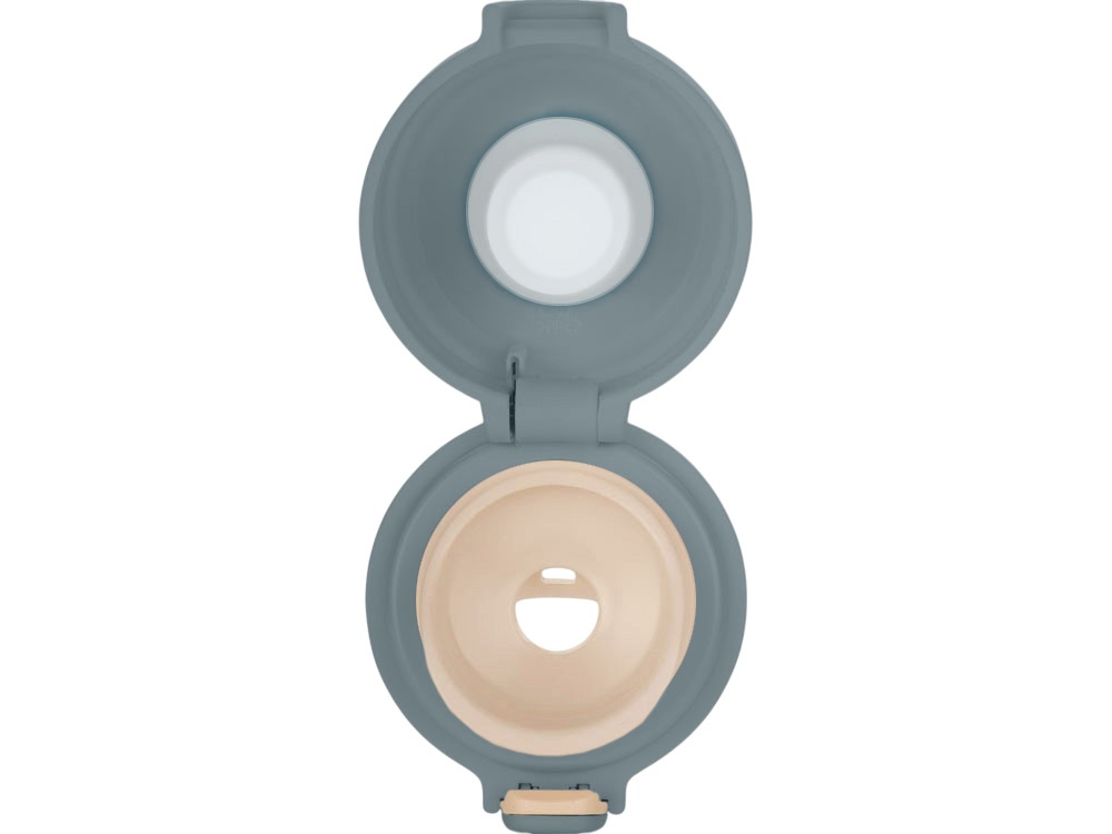 Вакуумная термокружка c кнопкой Guard, soft-touch, 400 мл, тубус