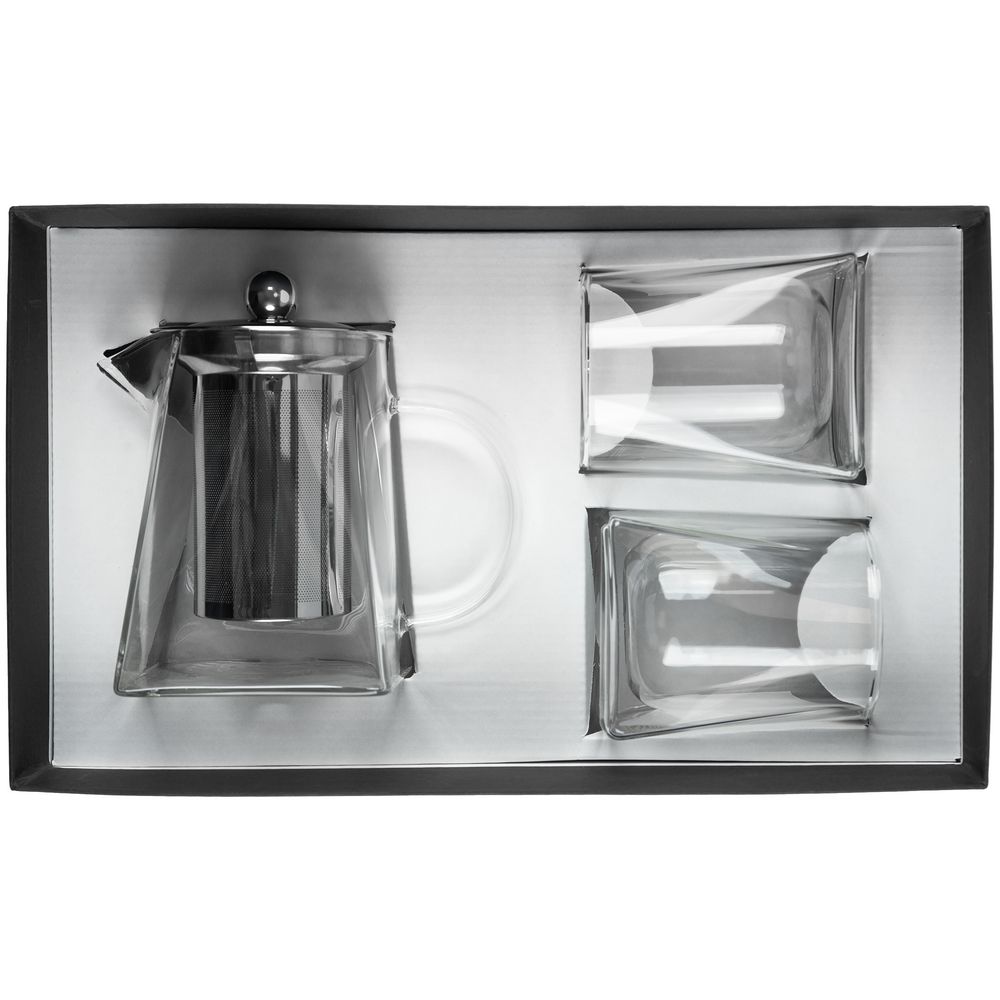 Чайный набор Quadroni в красной коробке