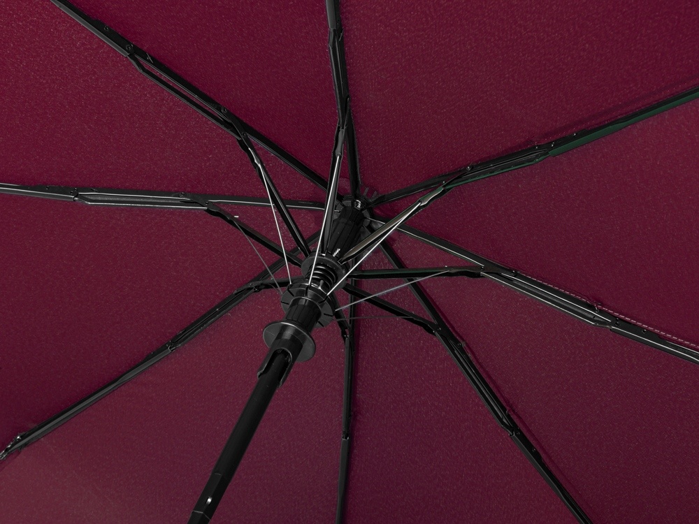 Зонт-полуавтомат складной Roof с куполом из переработанного пластика