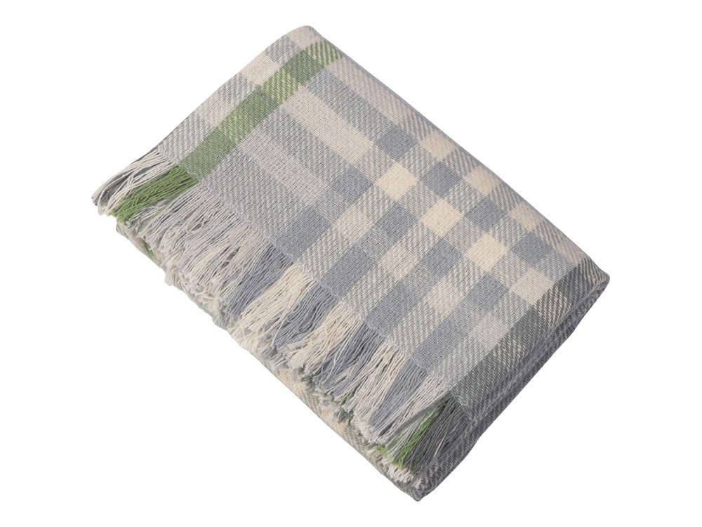 Плед Liner хлопковый с бахромой