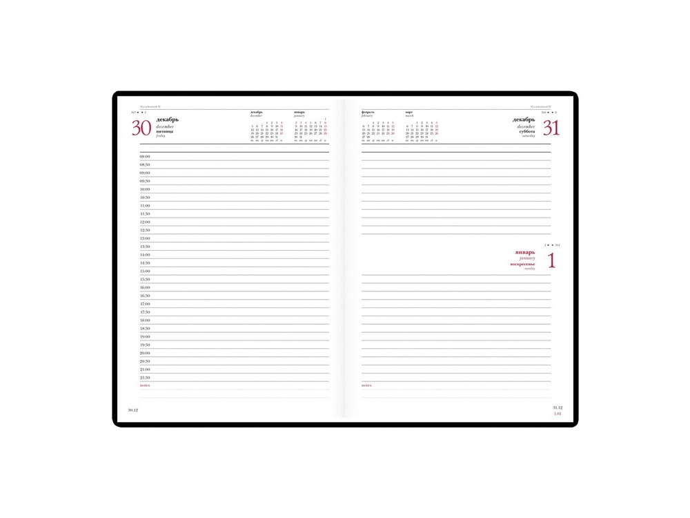 Ежедневник А5 датированный Velvet на 2025 год