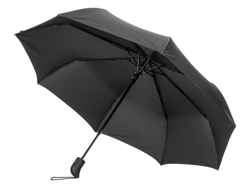 Зонт-полуавтомат складной Roof с куполом из переработанного пластика