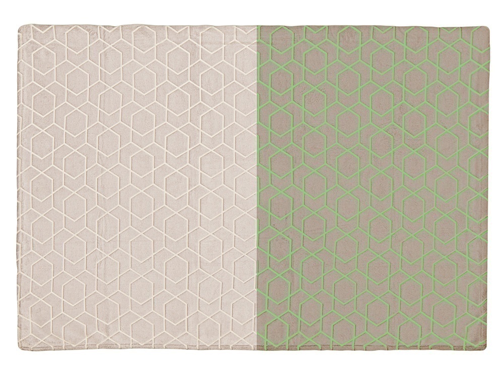 Светящийся в темноте плед Lattice