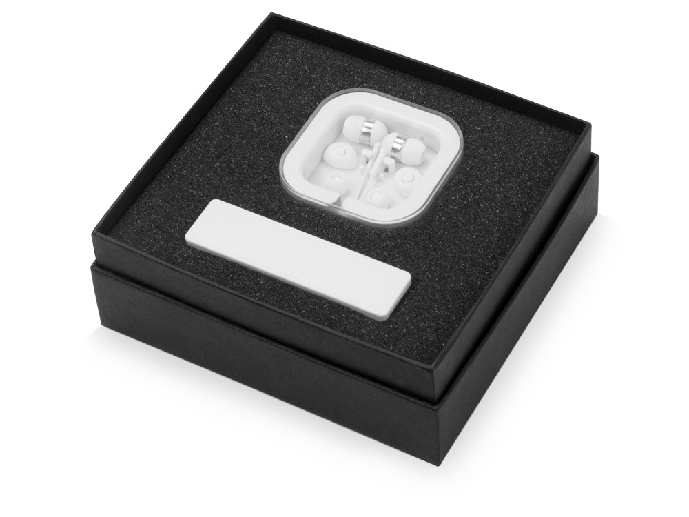 Подарочный набор Non-stop music с наушниками и зарядным устройством