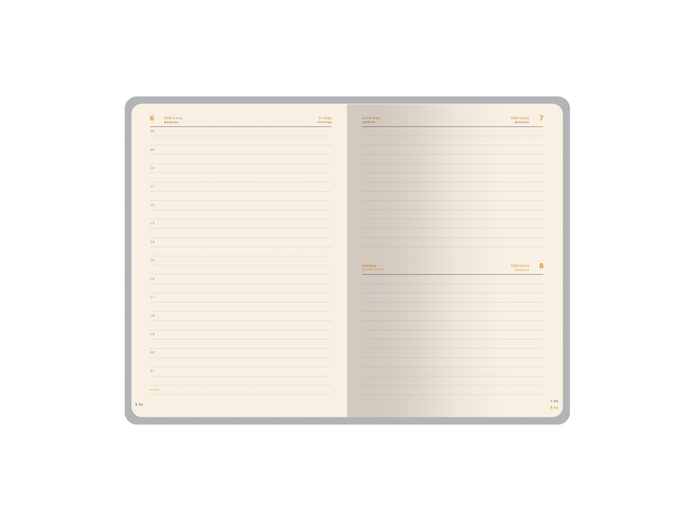 Ежедневник А5 датированный Boston на 2027 год