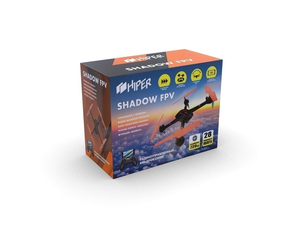 Радиоуправляемый квадрокоптер SHADOW FPV