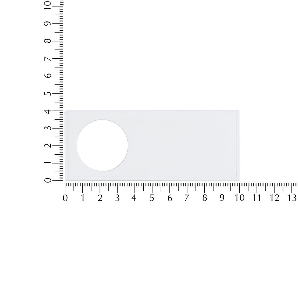 Лейбл из ПВХ с вырубкой «Круг»