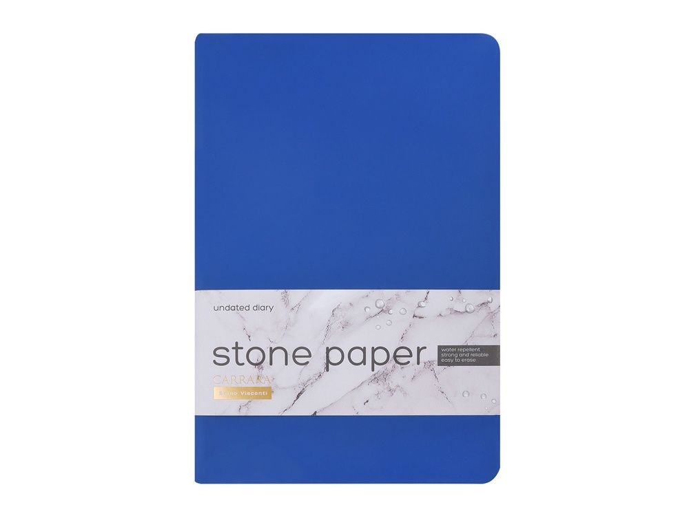 Ежедневник с каменной бумагой недатированный А5 Carrara