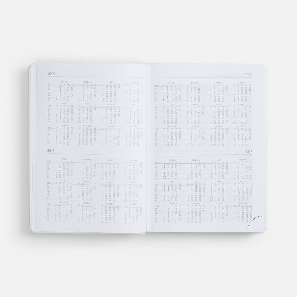 Ежедневник Nebraska, недатированный