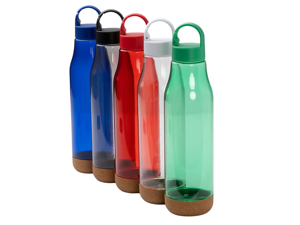 Бутылка Basti с пластиковым корпусом и пробковым дном