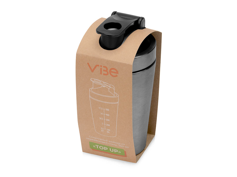 Спортивный шейкер из нержавеющей стали Top Up