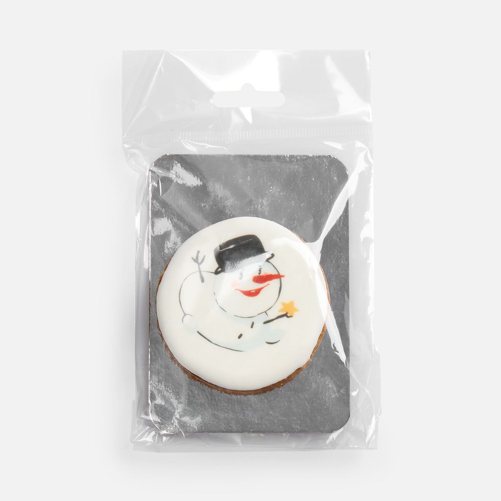 Печенье имбирное «Снеговик»