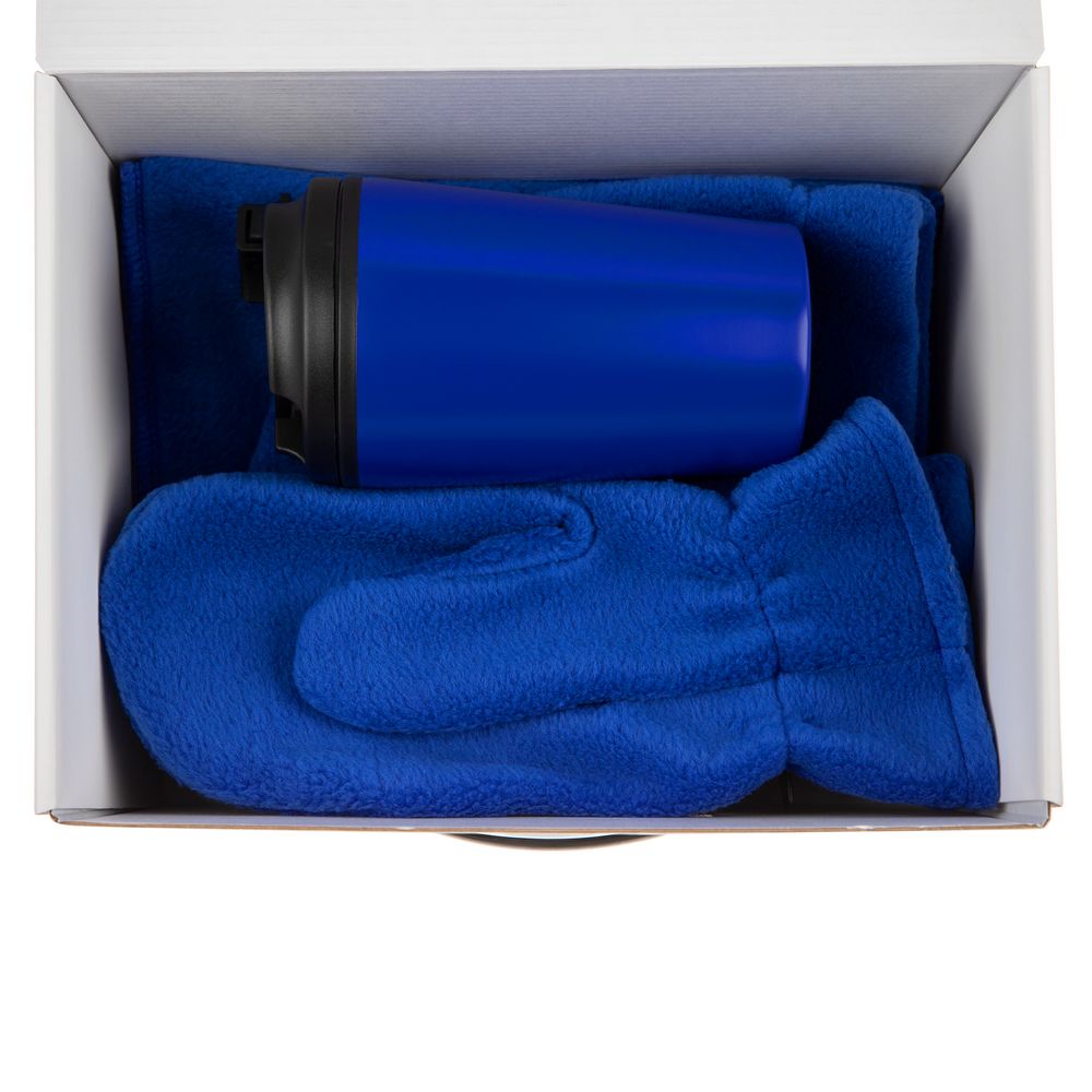 Набор Fleecy с термостаканом белый